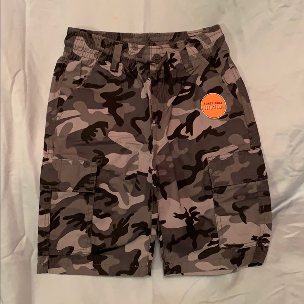 NWT 2 pair of camo shorts Size 10
